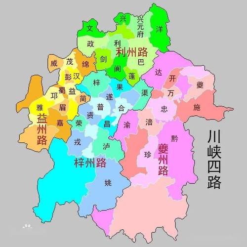 四川地图区县分布图片